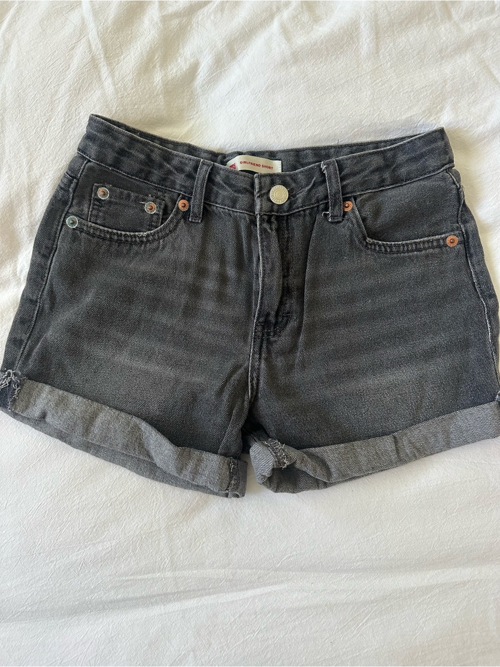 Levi’s Black Denim Girls Shorts
